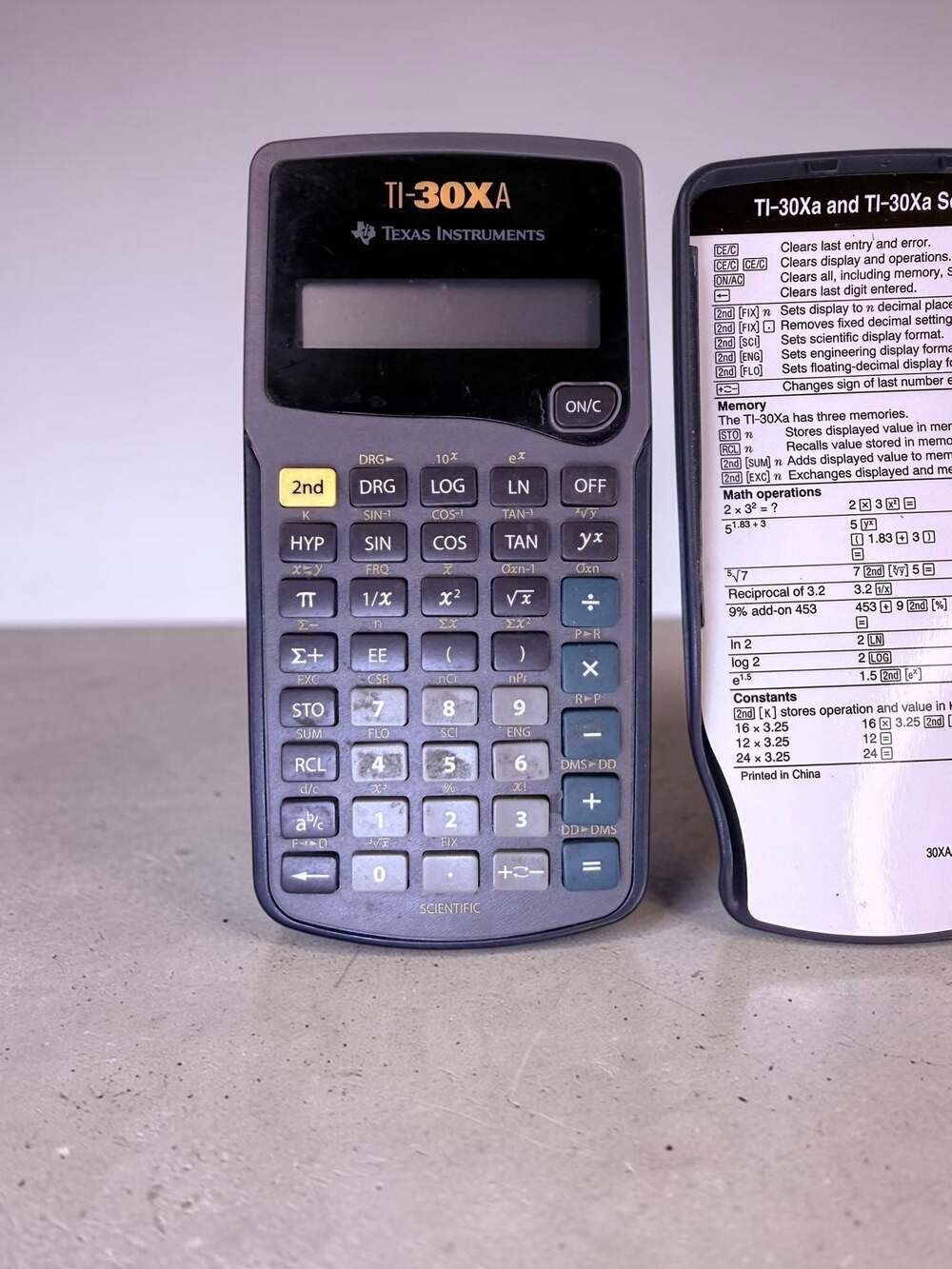 Texas Instruments TI-30XA Scientific Calculator - Picture 8 of 8
